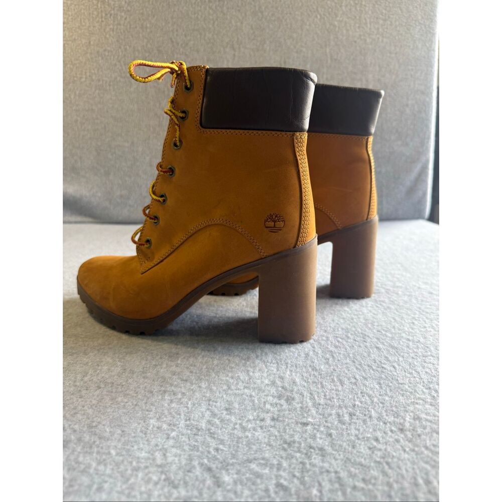 Timberland Allington Mid Block Heel Boots 7